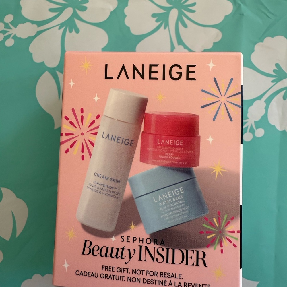 LANEIGE Pink and Blue Skincare Trio